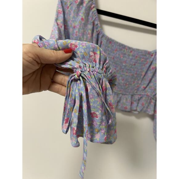 SOLD OUT Majorelle‎ Revolve Paddy Floral Bra Top Crop Boho Cottage Fairy Size XS - Picture 8 of 12